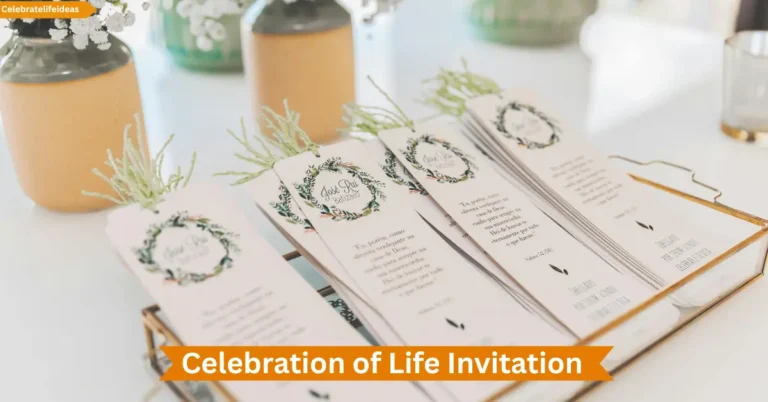 Celebration of life invitation -featured image