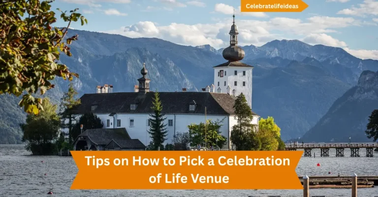 Tips on How to Pick a Celebration of Life Venue